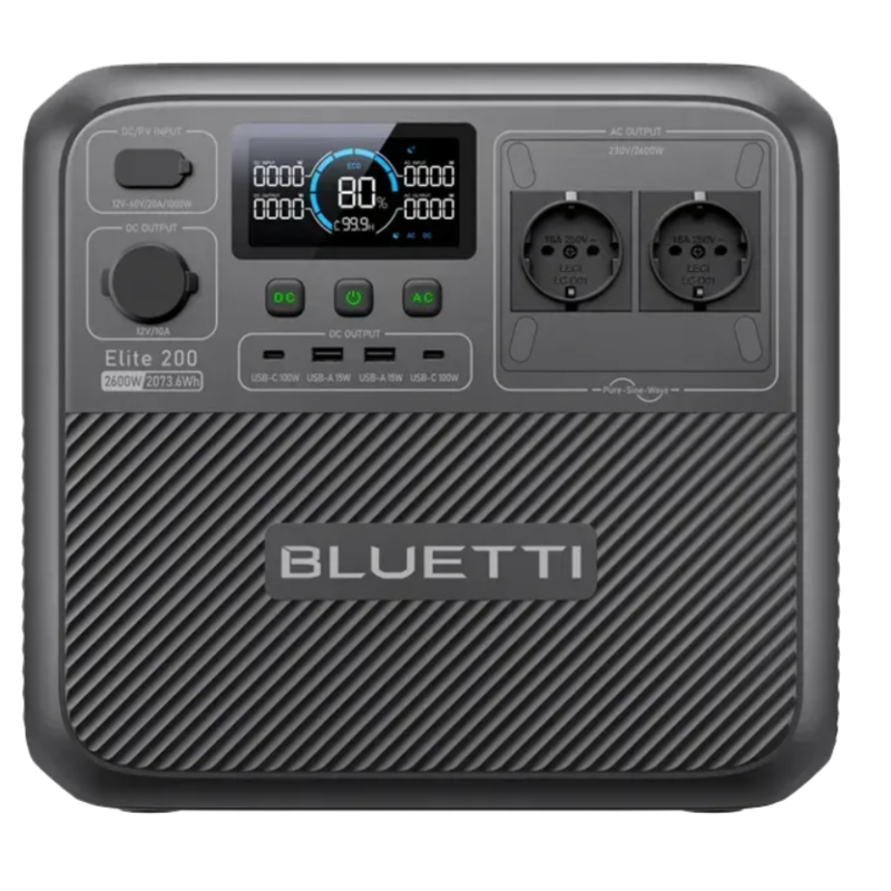 Зарядна станція Bluetti Elite 200 V2 / 2600 Вт / 2073.6 Вт⋅год / LiFePO4